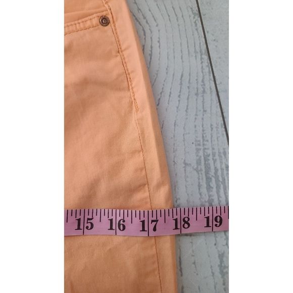 H&M LOGG 8 Skinny Jeans Orange Denim Stretch Ankle Slim - Picture 6 of 11